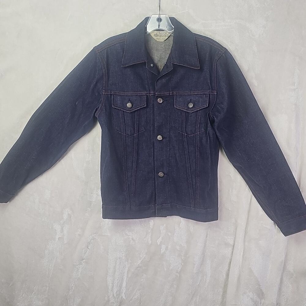 Vintage Kmart Dark Denim Jacket 1970’s. Size Large(16-18)